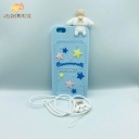 Cartoon Soft Case with lanyard Cinnamoroll for Iphone 6/6s plus