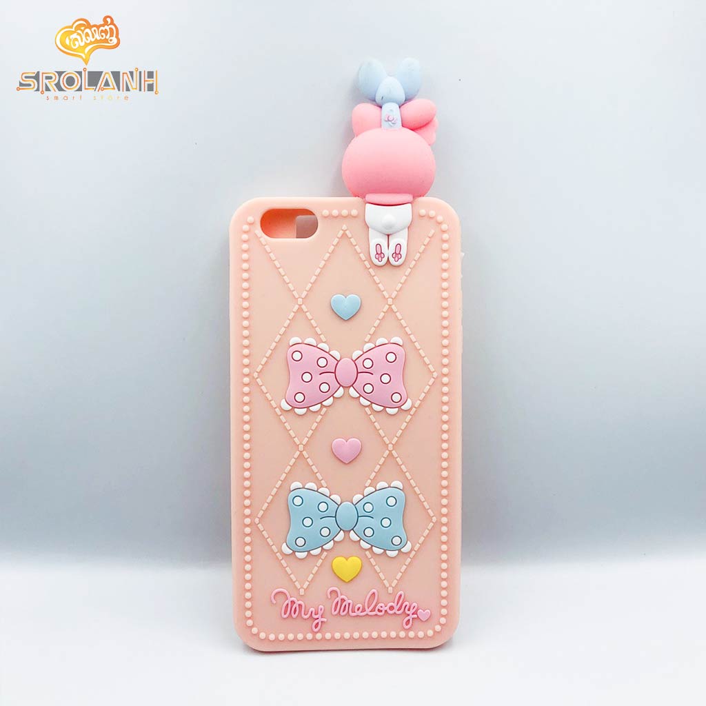 Cartoon Soft Case with lanyard My Melody for Iphone 6/6s plus