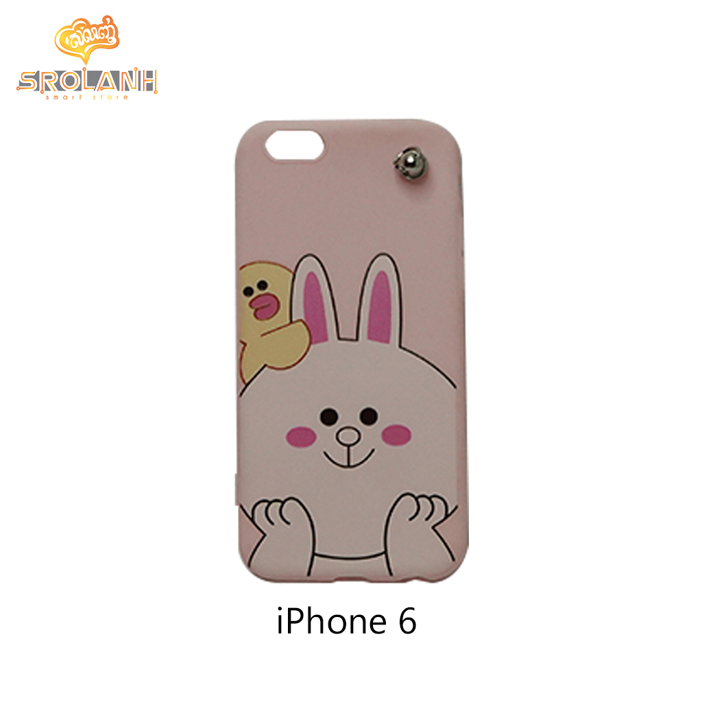 Classic case cute rabit with cartoon chains for iphone6