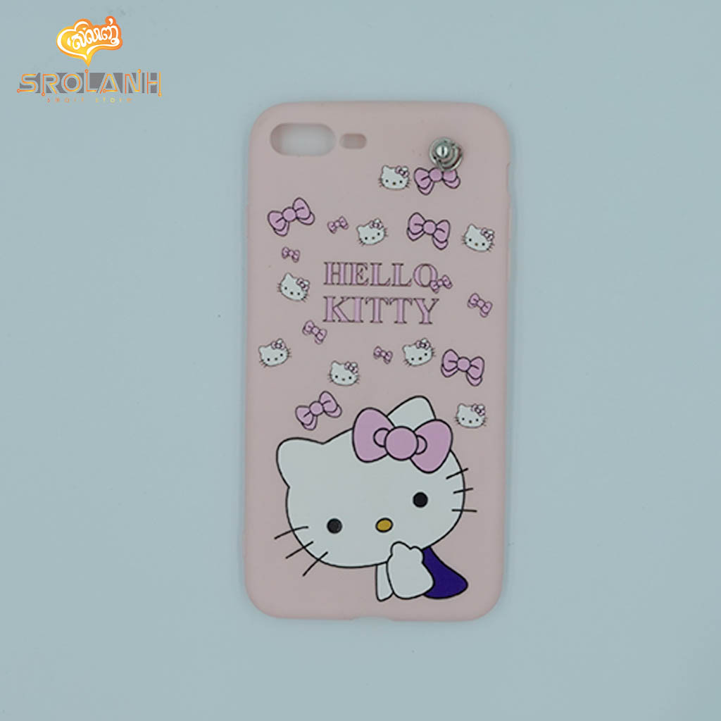 Classic case hello kitty with cartoon chains for iphone7 plus