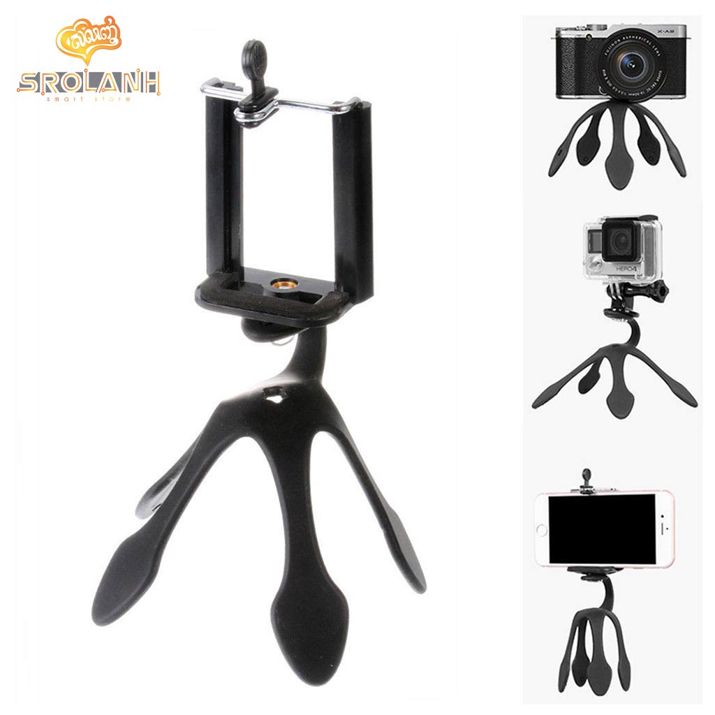 Flexible mount gekko tripod