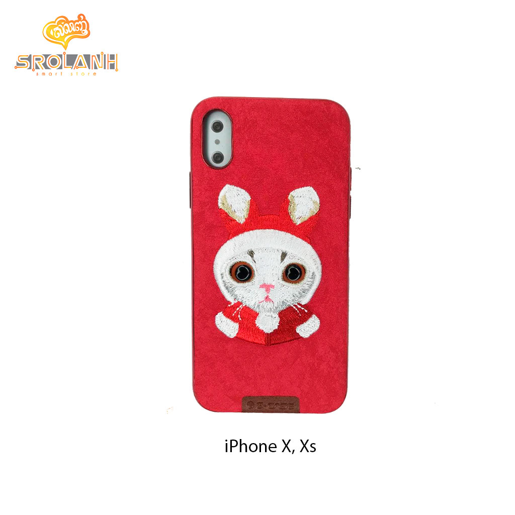 G-Case Beautiful Cat Series-RED For Iphone X