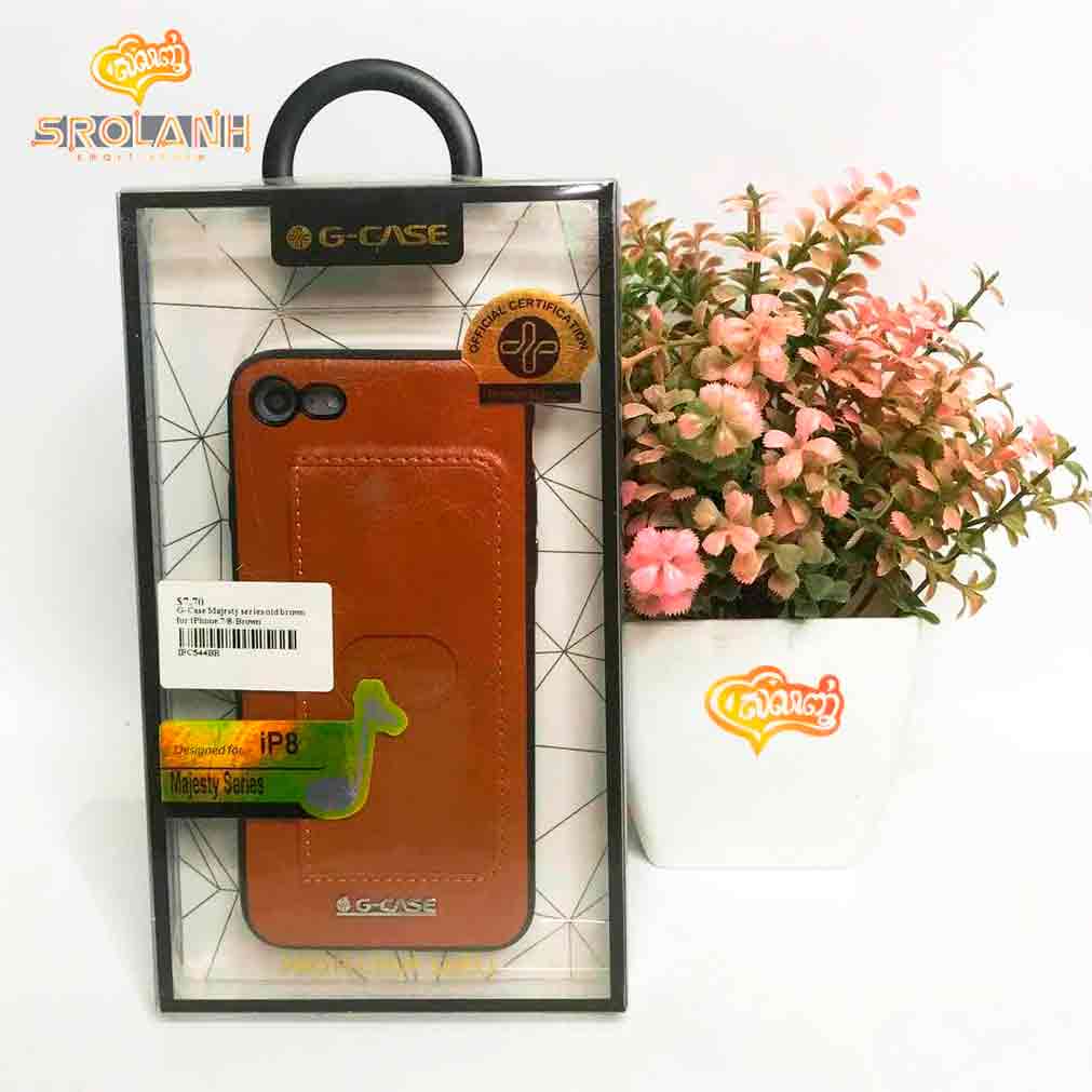 G-Case Majesty series old brown for iPhone 7/8