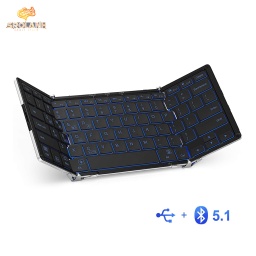 [COA0006BL] iCLEVER Tri-Folding Wireless Keyboard IC-BK05