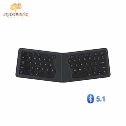 [COA0011BL] iCLEVER Foldable Wireless Keyboard(Included Stand) IC-BK06