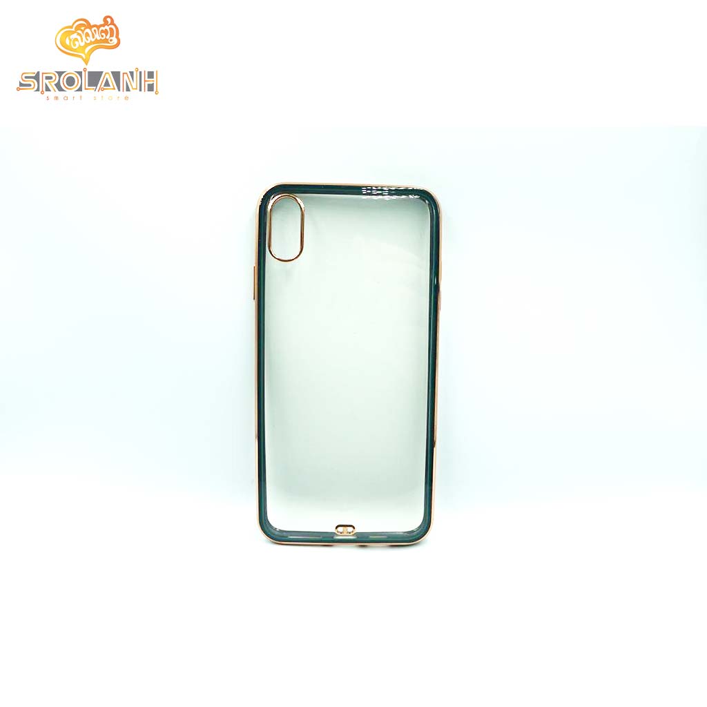 LIT The Two-Color Plating Straight Phone Cover for iPhone Xs Max PTPIXM-01