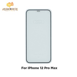 [IPS0403BL] XO 2.5D Silk Print Full Glass for iPhone 12 Pro Max FC5
