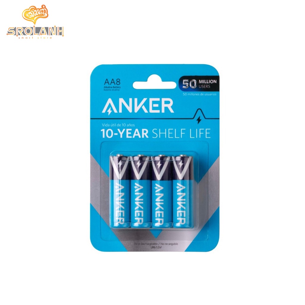ANKER Alkaline Batteries AA 8-Pack