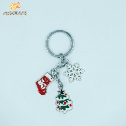 [KCN0060MX] Keychain Christmas 3 Metal 0060