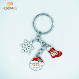 [KCN0075MX] Keychain Christmas 3 Metal 0075