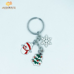 [KCN0079MX] Keychain Christmas 3 Metal 0079