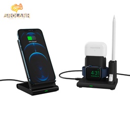 [WIC0011BL] ADAM ELEMENTS OMNIA Q4 15W 4-in-1 Wireless Charging Station with Adapter