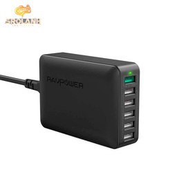 [CHG0282BL] RAVPOWER 60W 6-Port USB Wall Charger With QC 3.0 RP-PC029