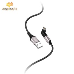 [DAC0767BL] XO NB176 2.4A 180° Degree Rotary Head Charging Cable For Lighting 1.2M