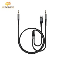 [HUB0092BL] XO NB178B 2 in 1 Audio Adapter Cable DC3.5 TO DC3.5+TYPE-C 1M
