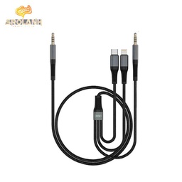 [HUB0093BL] XO NB178C 3in1 Audio Adapter Cable DC3.5 TO DC3.5+TYPE-C+I5 1M