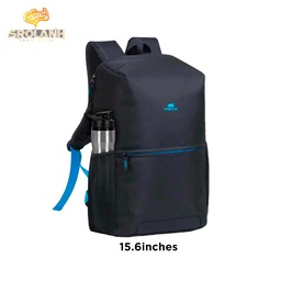 [BAG0080BL] RIVACASE Regent BUNDLE 8068 Black Full Size Laptop Backpack 15.6″+Sports bottle