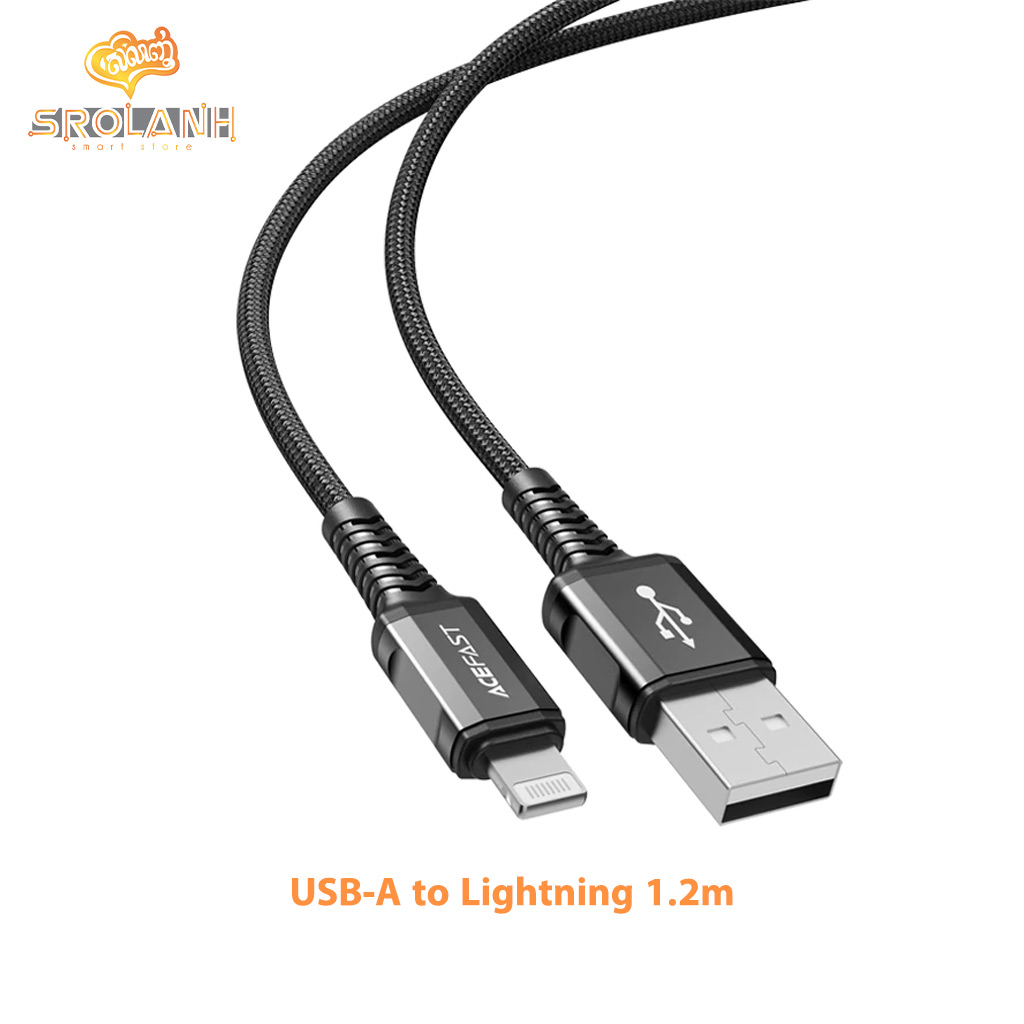 ACEFAST C1-02 USB-A To Lightning Aluminum Alloy Charging Data Cable