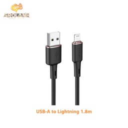 [DAC0825BL] ACEFAST C2-02 USB-A To Lightning Zinc Alloy Silicone Charging Data Cable 1.2m