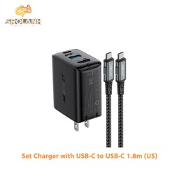 [CHG0320BL] ACEFAST A19 65W GaN Multi-Function HUB Charger Set (US)