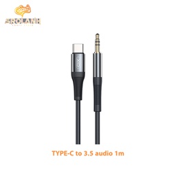 [HUB0125BL] XO NB-R193B (Audio Adapter Cable DC3.5 To Type-C) 1M