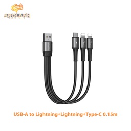 [DAC0894BL] Joyroom 3-in-1 (Lightning+Lightning+TypeC) 0.15M S-01530G10