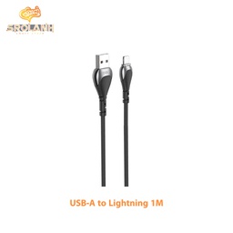 [DAC0942BL] XO NB218 2.4A Zinc Alloy Anti-Breakage Silicone Lightning