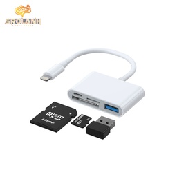 [HUB0157WH] Joyroom Lightning to USB OTG Card Reader 7cm S-H142