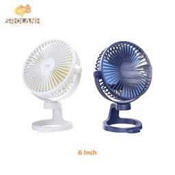 XO-MF79 6-inch desktop/bracket adjustable angle fan 2400mAh