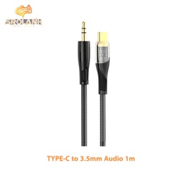 [HUB0162BL] XO NB-R241B TYPE-C to 3.5 Transparent audio cable