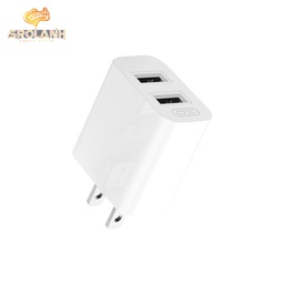 [CHG0379WH] XO L109 (US) Dual USB-A 2.4A Charger