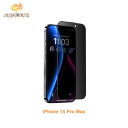 [IPS0553BL] Joyroom HQ-Z36 Tempered Glass Screen Protector Privacy+Dustproof for iPhone 15 Pro Max