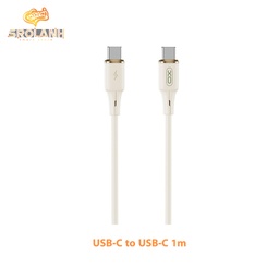 [DAC1002WH] XO NB-Q261 Type-c to Type-c 60W Silicone Charging Cable 1m