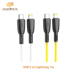 XO NB-Q246A Suluo real silicone PD Type-c to Lightning 27W Data Cable L=1M
