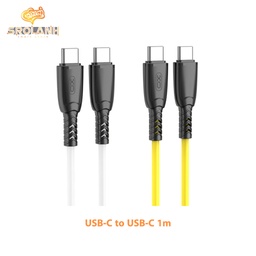 XO NB-Q246B Suluo real silicone PD Type-c to Type-c 60W data cable L=1M
