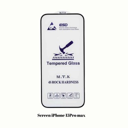 [IPS0581CL] Hoco ESD4S  Full stick Anti-Fingerprint, Ultra clearness full cover tempered for iPhone15 Pro MAX