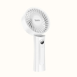 [FAN0132WH] HOCO HX20 Mini Fan 3-level Adjustment Cool Wind Summer Artifact, Rechargeable 1200mAh Battery