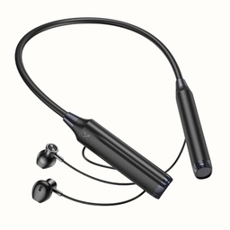 [BLE0378BL] BOROFONE BE64 Neckband Bluetooth Earphones BT5.3,Playback Headset with TF Card Playtime 120H