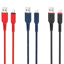 HOCO X59 Nylon braid USB-A to Lightning charging data cable 2.4A