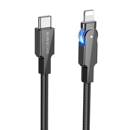 [DAC1028BL] BOROFONE BU41 Kelly USB-C to iPhone rotating charing data cable 27W(1.2m/3.9ft)