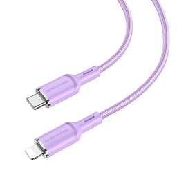 [DAC1029PU] BOROFONE BX90 Cyber Type-C to iP fast charging data cable 20W(13/3.2ft)