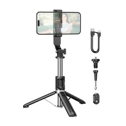 [SFS0036BL] BOROFONE BY12 Diva wireless live broadcast holder,remote control BT v5.2(1.27m)