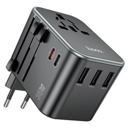 [CHG0405BL] HOCO AC19 Supporter five-port PD35W(2C3A) universal conversion charger
