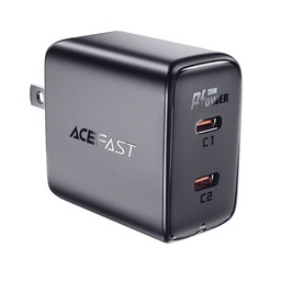 [CHG0318BL] ACEFAST A51 PD35W (USB-C+USB-C)Fast Dual Port Charger (US)