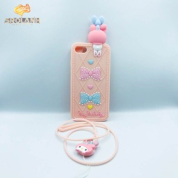 [IPC432PI] Cartoon Soft Case with lanyard My Melody for Iphone 7/8