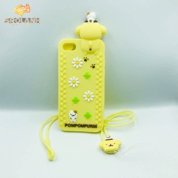 [IPC445YE] Cartoon Soft Case with lanyard Pompompurin for iphone 6/6s