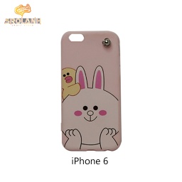 [IPC247MI] Classic case cute rabit with cartoon chains for iphone6