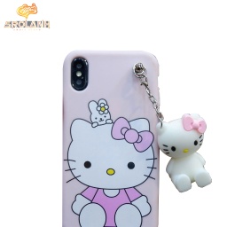 [IPC260MI] Classic case hello kitty with cartoon chains for iphone X