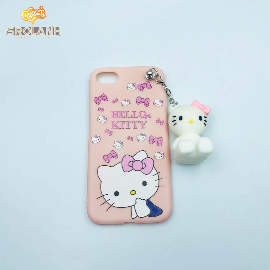 Classic case hello kitty with cartoon chains for iphone7