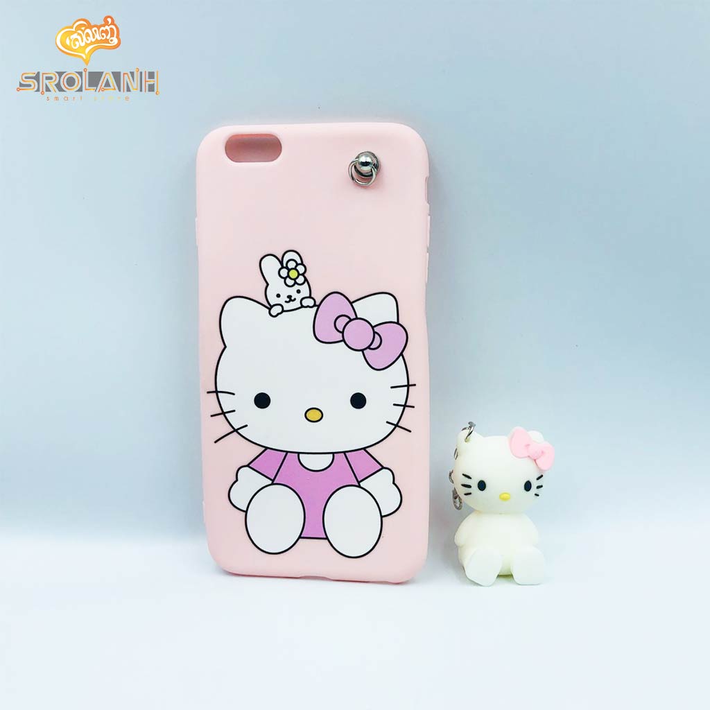 Classic case kitty with cartoon chains for iphone6 plus